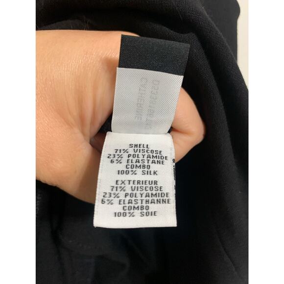 Diane VonFurstenberg Catherine black shift dress size 8 #D5338166T12 NEW - Picture 6 of 8